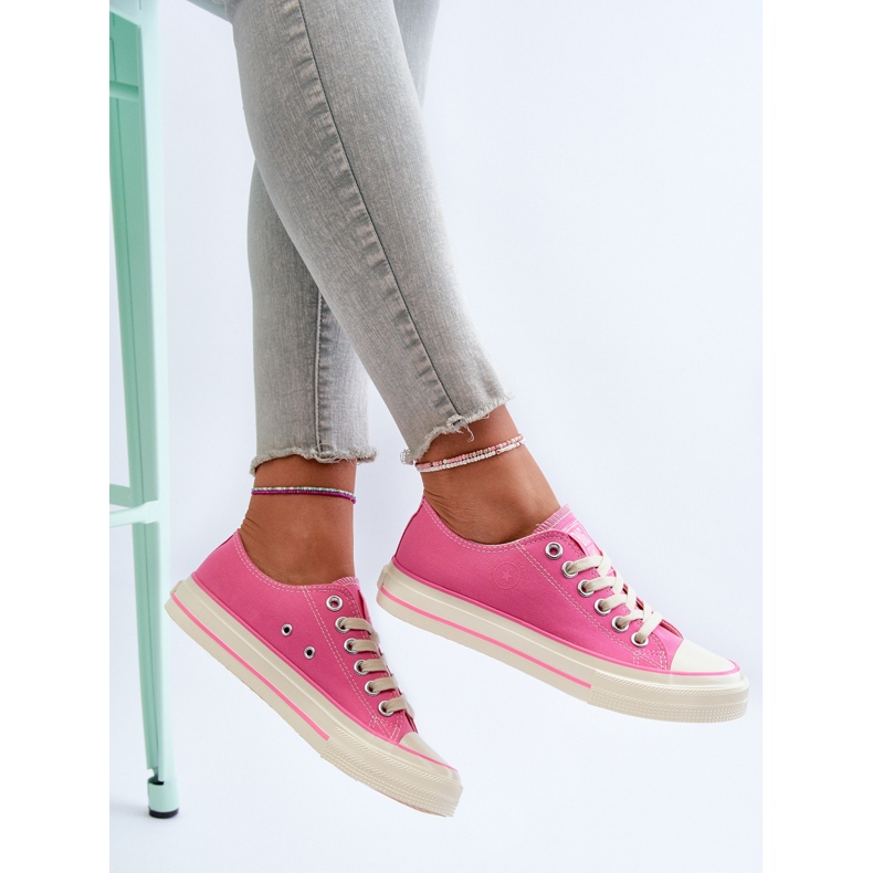 Dámské nízké tenisky Big Star NN274271 Růžové růžový 2