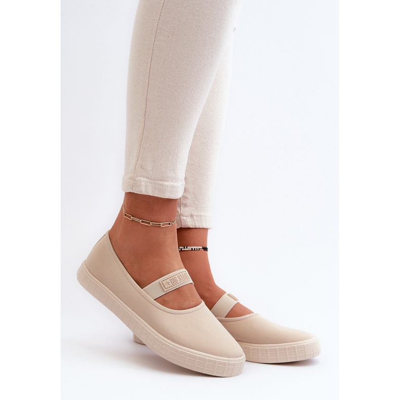 Dámské tenisky Big Star NN274602 Béžová béžový 2