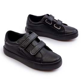 Dětské tenisky na suchý zip Big Star NN374006 Black černá 5