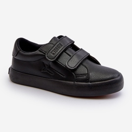 Dětské tenisky na suchý zip Big Star NN374006 Black černá 1