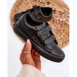 Dětské tenisky na suchý zip Big Star NN374006 Black černá 2