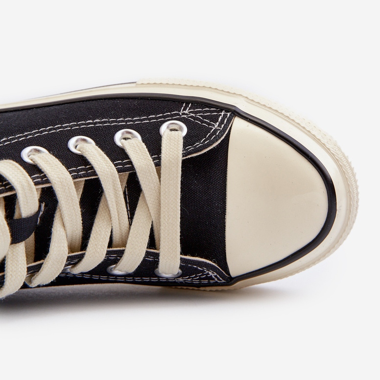 Dámské vysoké tenisky Big Star NN274283 černé černá 1