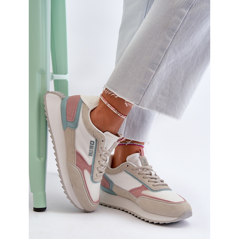 Dámské tenisky Memory Foam System Big Star NN274690 White bílý 2 Dámské tenisky Memory Foam System Big Star NN274690 White bílý 2