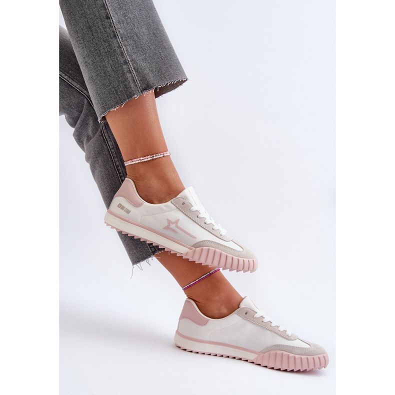 Dámské nízké tenisky Big Star NN274868 Růžové růžový 1