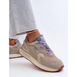 Dámské tenisky na platformě Memory Foam Big Star Platform NN274681 Beige béžový 7