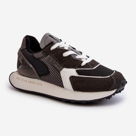 Dámské tenisky na platformě Memory Foam Big Star Platform NN274683 Black černá 3