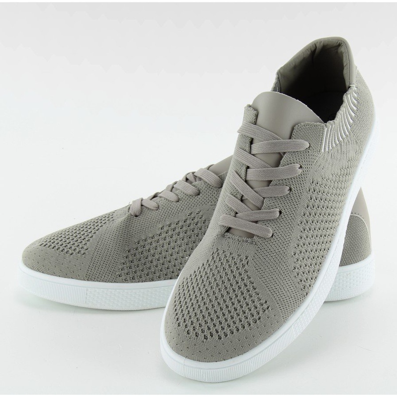 Nový styl lz-9826 šedé ponožky šedá 2