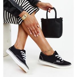 Černé klasické tenisky Erla černý 1