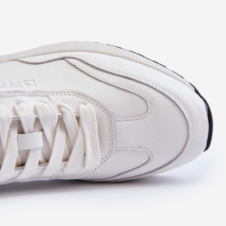 Pánské kožené tenisky Big Star NN174288 Bílé bílý 1