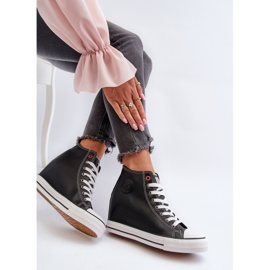 Dámské tenisky na klínku Cross Jeans NN2R4005 Black černý 2