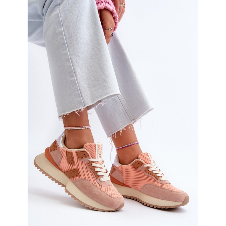 Dámské tenisky Big Star NN274976 oranžové oranžový 2