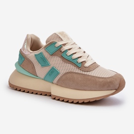 Dámské tenisky Big Star NN274973 Béžové béžový 2