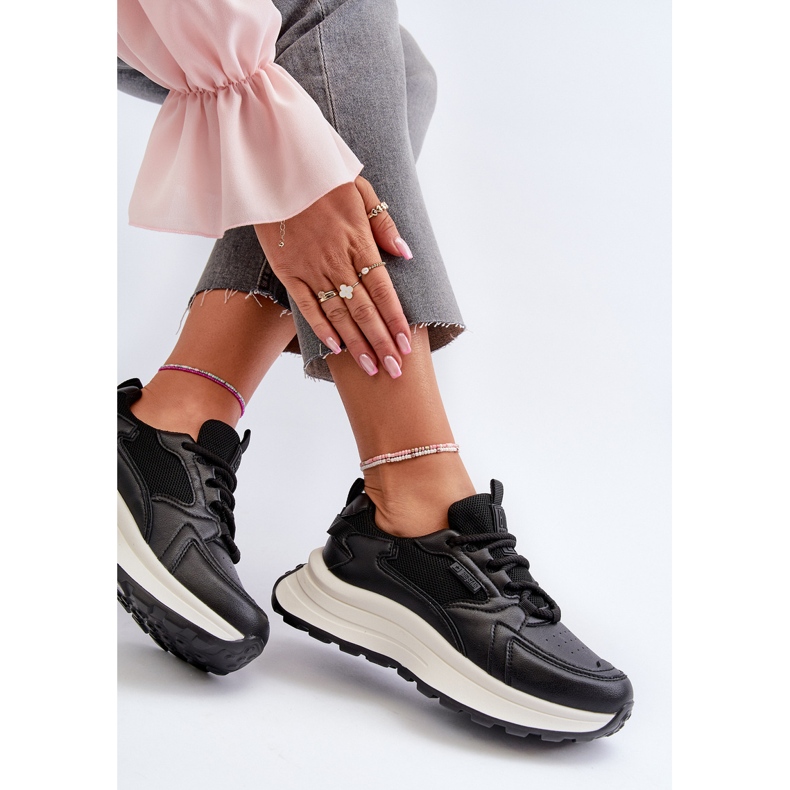 HI-POLY System Big Star Dámské Sneakers NN274A106 Black černý 2