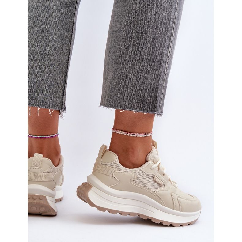 HI-POLY System Big Star Dámské Sneakers NN274A105 Béžové béžový 1