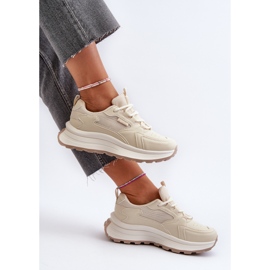 HI-POLY System Big Star Dámské Sneakers NN274A105 Béžové béžový 2