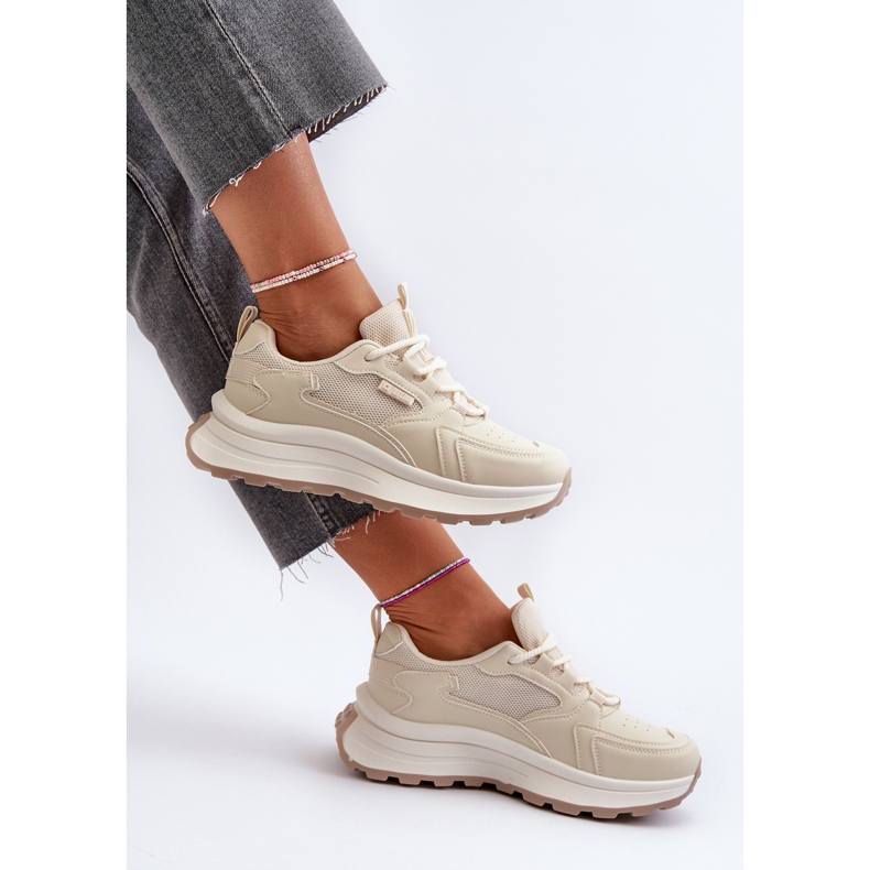 HI-POLY System Big Star Dámské Sneakers NN274A105 Béžové béžový 2