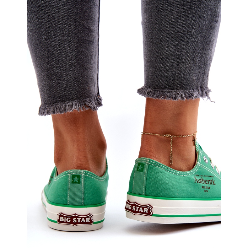 Dámské tenisky Big Star NN274240 Green zelený 5