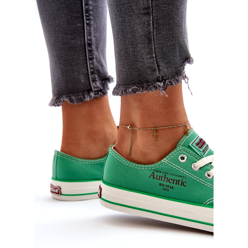 Dámské tenisky Big Star NN274240 Green zelený 4