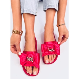 Dámské pantofle Camelia Red červené 4