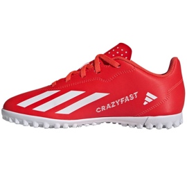 Kopačky Adidas X Crazyfast Club Tf IF0708 červený 1