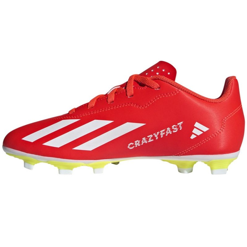 Kopačky Adidas X Crazyfast Club FxG IF0720 červené 1