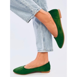 Kožené balerínky Keys Green zelená 1