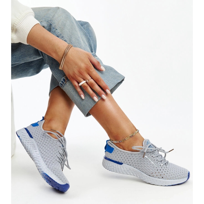 Dámské tenisky Cross Jeans z šedé látky šedá 1