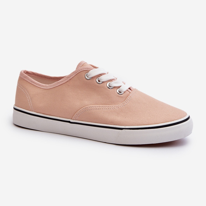 Klasické Dámské Sneakers Sneakers Pink Olvali růžový 1