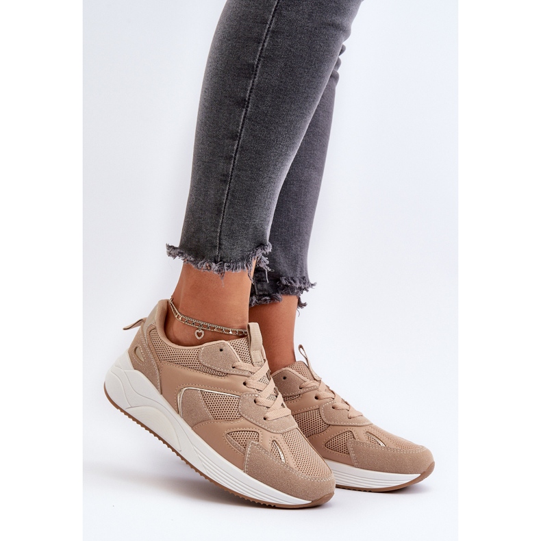 Dámské Tenisky na platformě Hnědé Lenivia hnědý 2