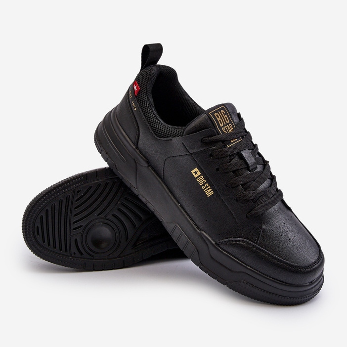 Pánské tenisky Memory Foam System Big Star NN174148 Black černá 2 Pánské tenisky Memory Foam System Big Star NN174148 Black černá 2