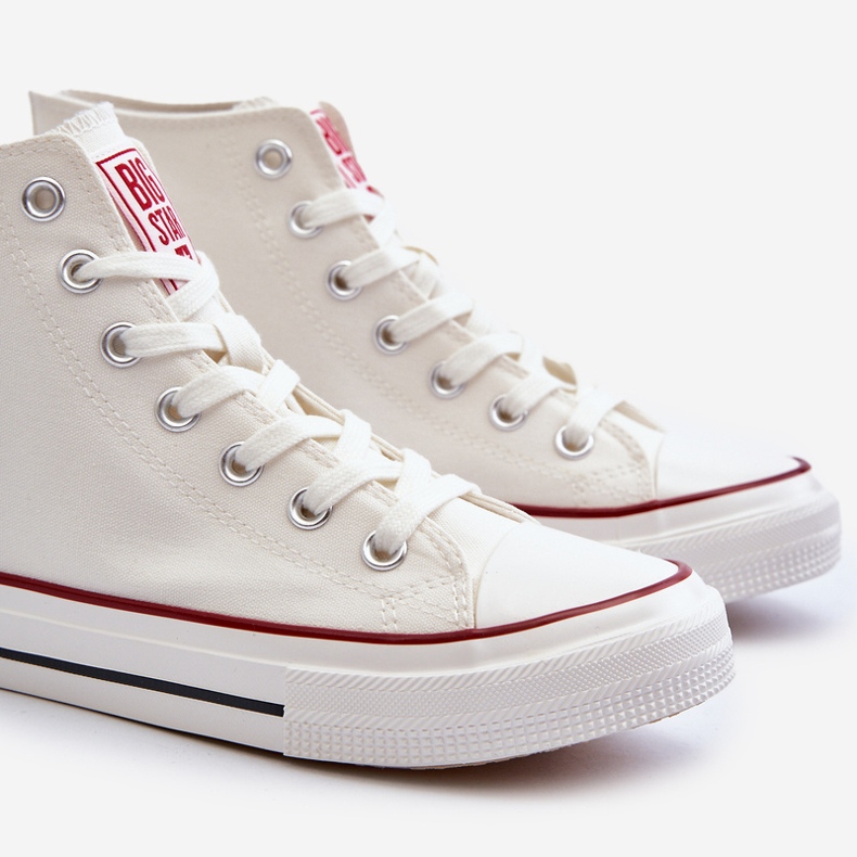 Pánské vysoké tenisky Big Star NN174104 Bílé bílý 1