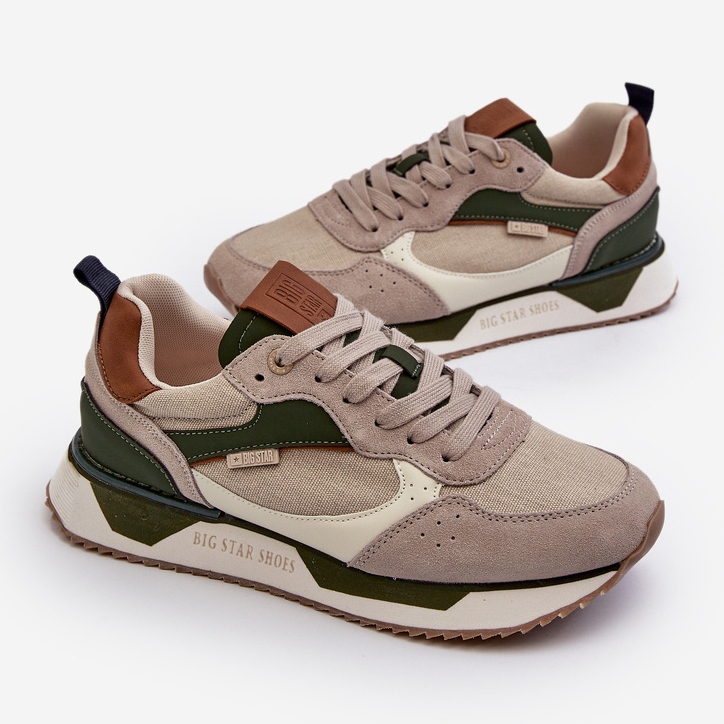 Pánské tenisky Memory Foam System Big Star NN174349 Béžová béžový 1