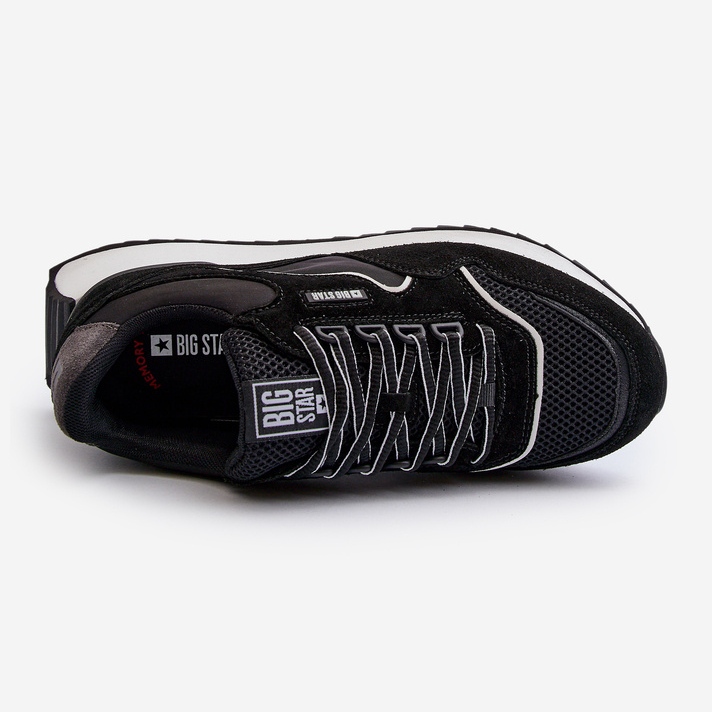 Pánské tenisky Big Star NN174321 Memory Foam System Black černý 1