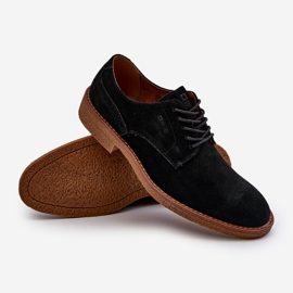 Semišové pánské boty Big Star NN174212 Černá černý 1