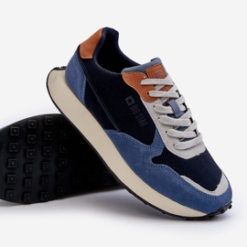 Pánské tenisky Memory Foam System Big Star NN174356 Navy Blue modrý 2
