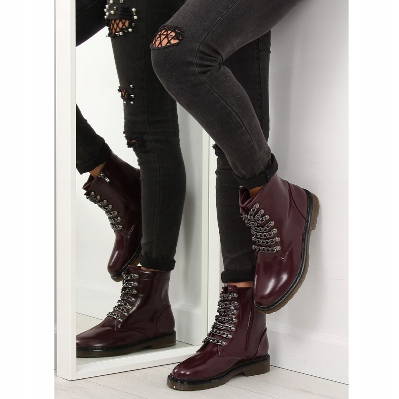 Červené boty Martensiaki DD32 2