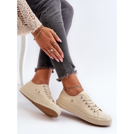 Klasické dámské tenisky Big Star NN274286 Béžová béžový 1