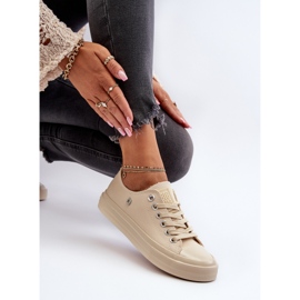 Klasické dámské tenisky Big Star NN274286 Béžová béžový 2