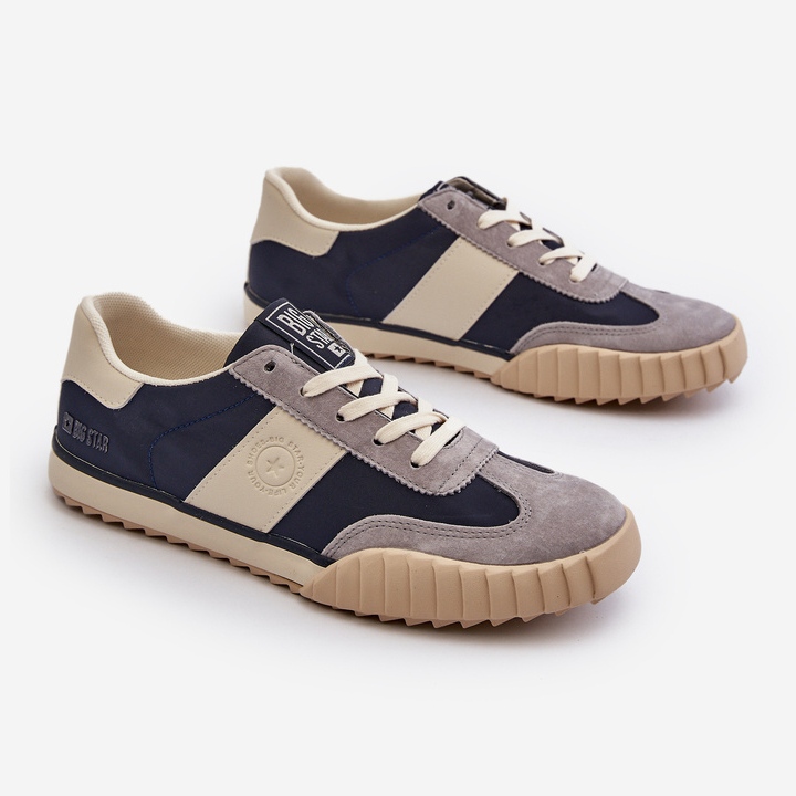 Pánské tenisky Big Star NN174516 Navy Blue modrý 2