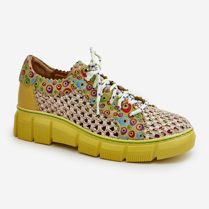 Dámská kožená obuv Maciejka 05850-09 Lime zelená 1