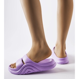 Fialové gumové žabky Geneve fialový 2 Fialové gumové žabky Geneve fialový 2