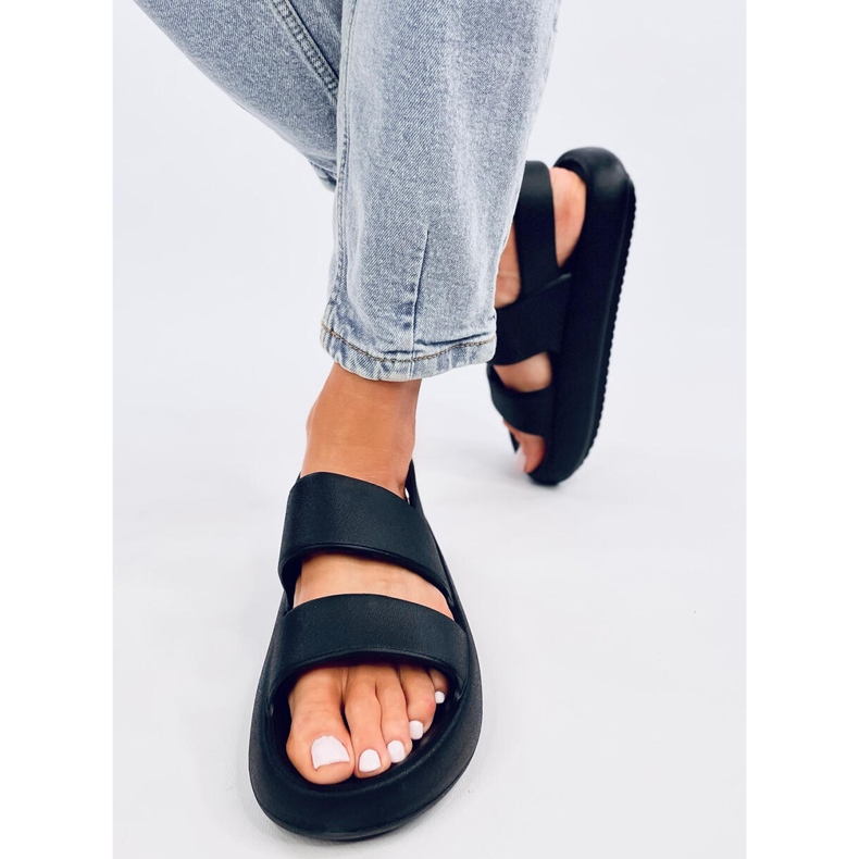 Pěnové sandály Rickett Black černá 1 Pěnové sandály Rickett Black černá 1