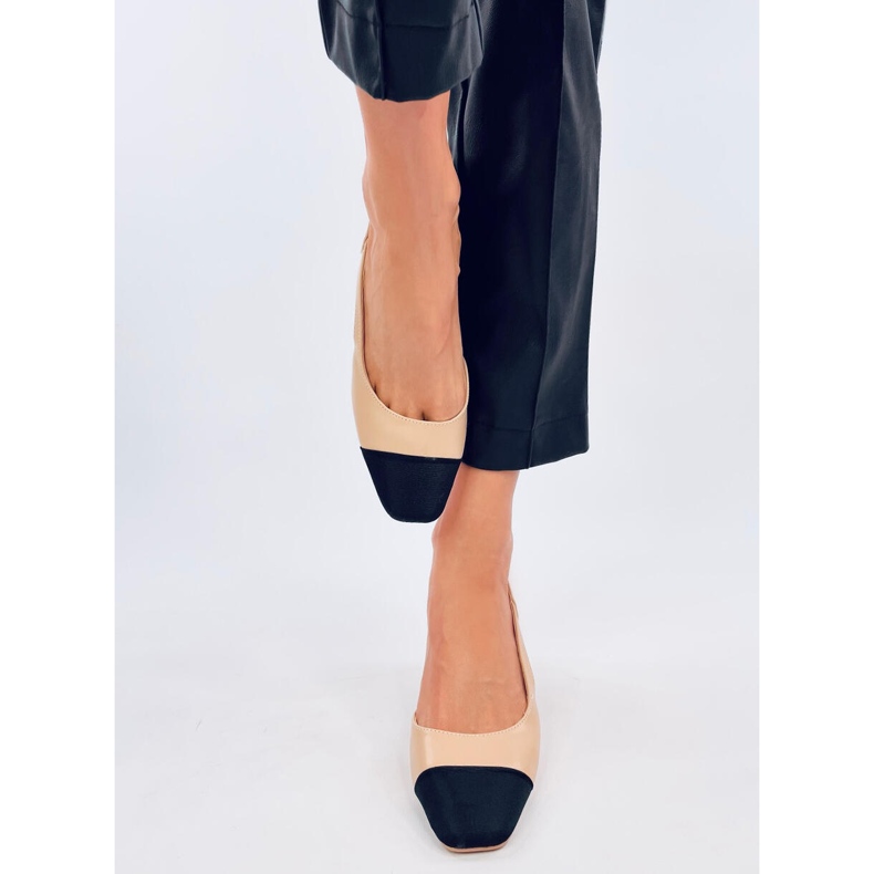 Chanelkikikiki béžové sandály na vysokém podpatku béžový 1