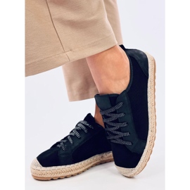 Felix Black espadrilkové tenisky černý 2