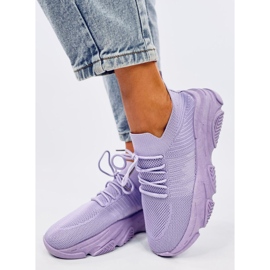 Sportovní boty s ponožkou Fabre Purple fialová 1