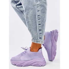 Sportovní boty s ponožkou Fabre Purple fialová 2