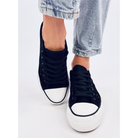 Černé krajkové tenisky Ferrie černý 1