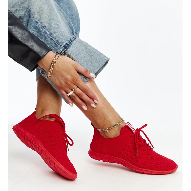 Červené sportovní tenisky Shukornia 1