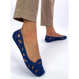 Prolamované balerínky Meliski Chassa Navy modrý 1