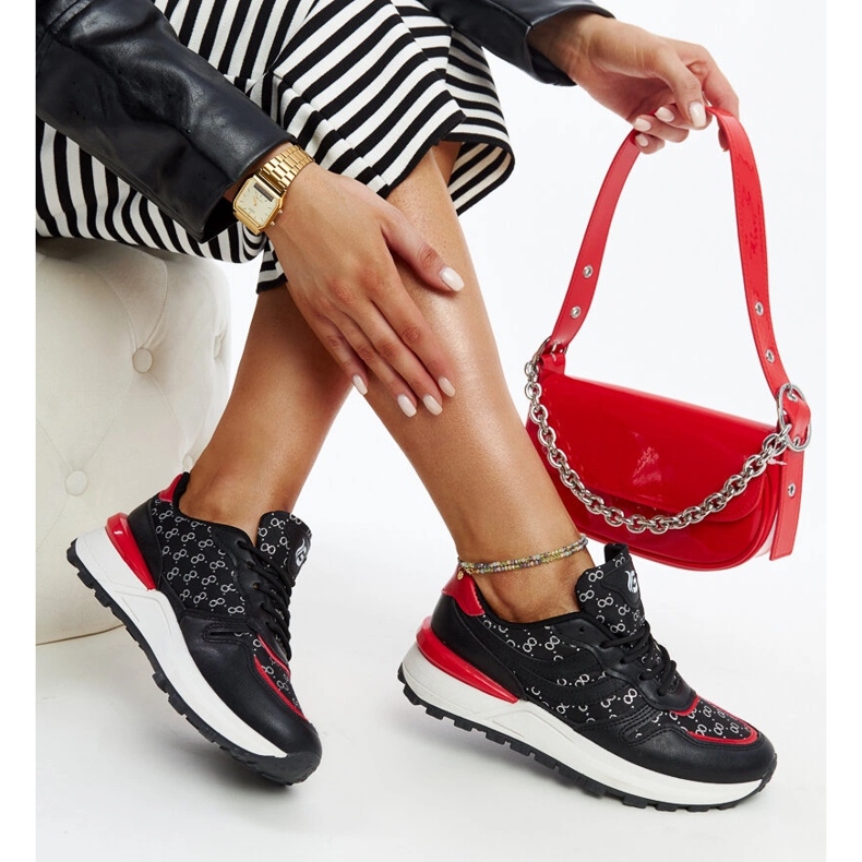 Černé sportovní tenisky M8857 ČERNÉ černá 1